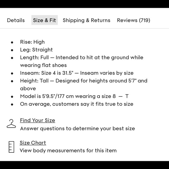 Melina Vegan Leather Pant (Tall) - Picture 7 of 7